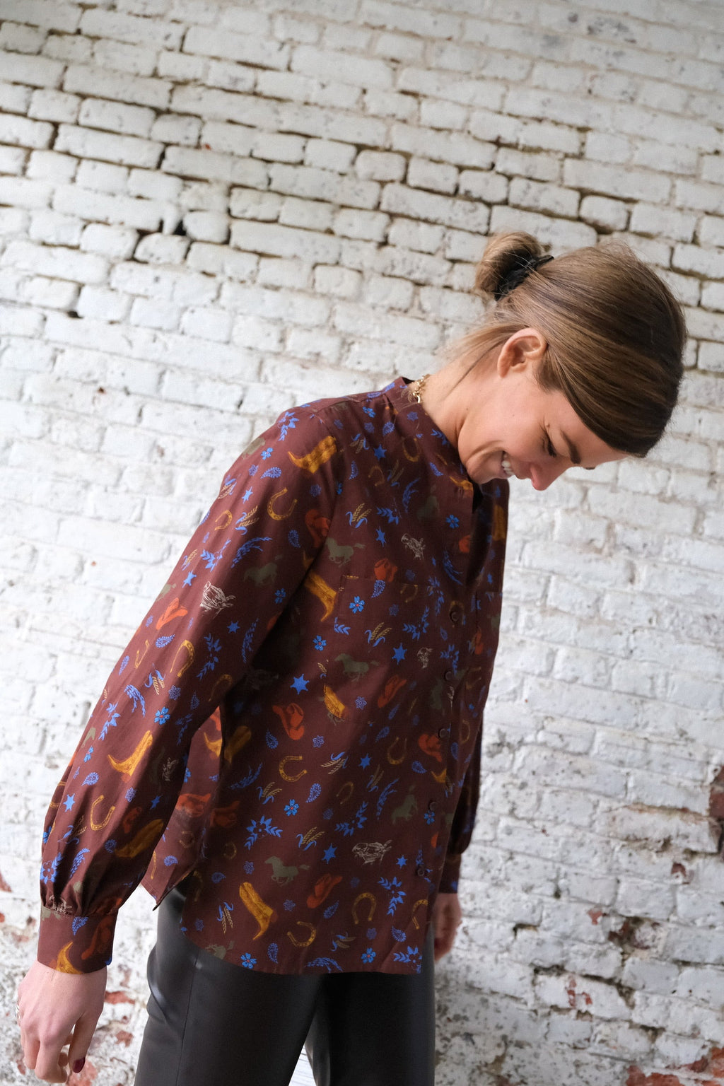 Maria Cowboy Brown Shirt