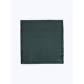 Silk Twill Clutch - English Green - White Frieze