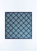 Pochet met parasolprint - Eendblauw