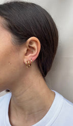 Thin Classic Hoops Earrings