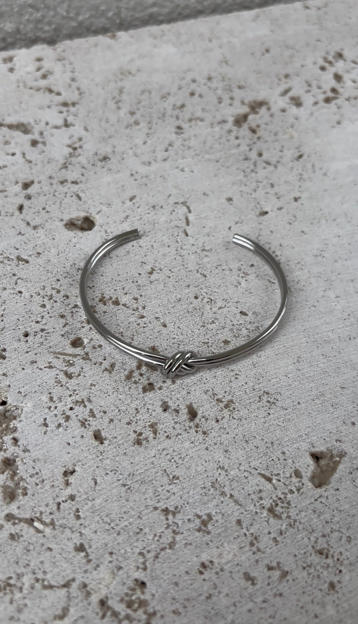Knot Bangle Bracelet