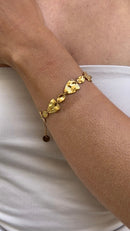 Pulsera martillada