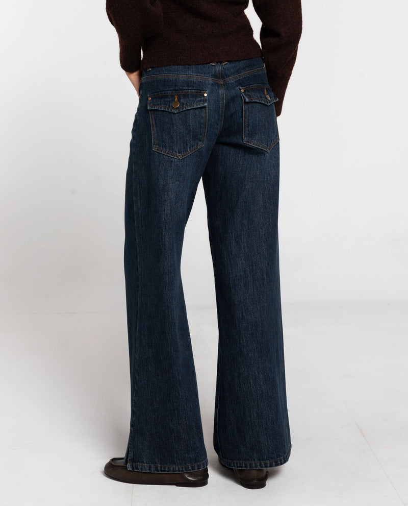 Jean Text me Later - Bleu