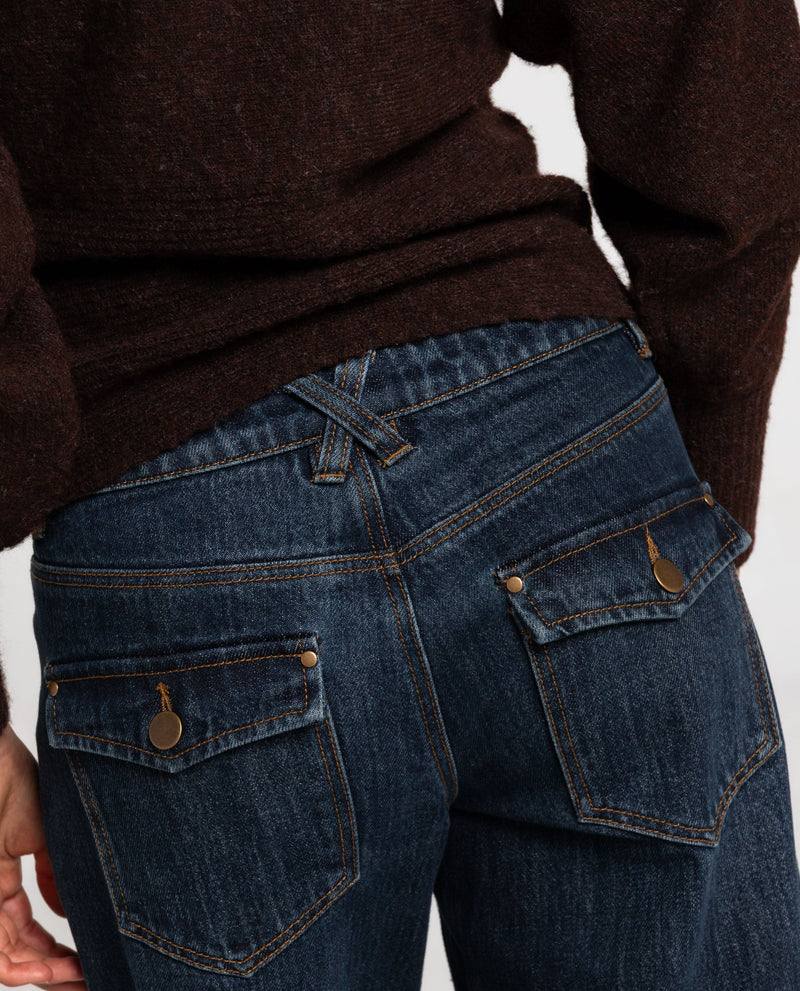 Jean Text me Later - Bleu