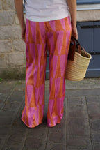 Simon Pants Pink/Orange Pattern
