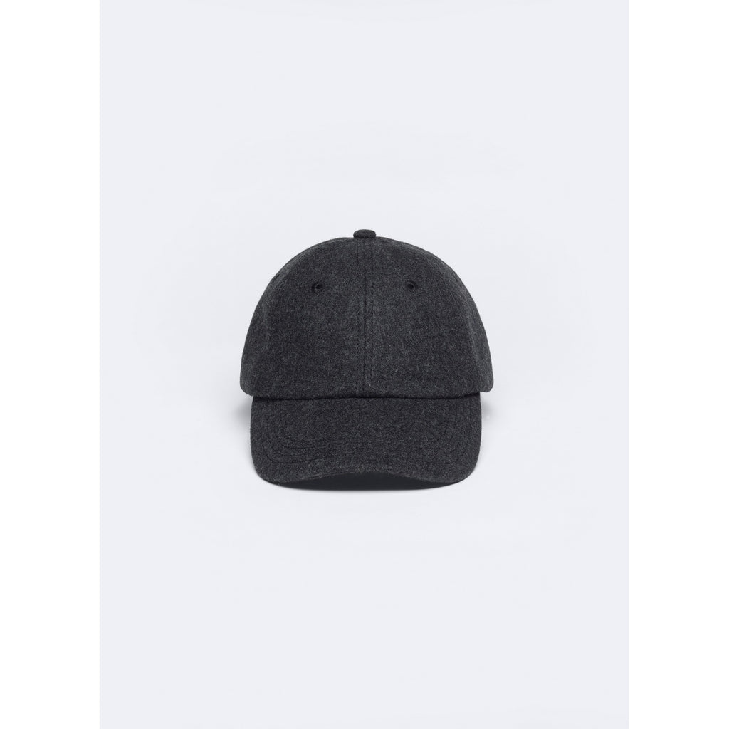 Casquette En Laine Mélangée - Gris