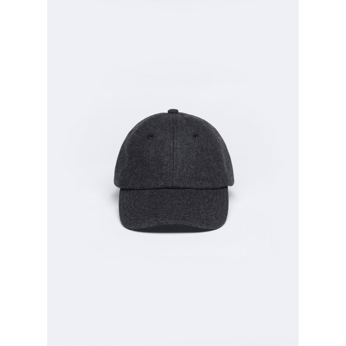 Casquette En Laine Mélangée - Gris