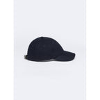 Casquette En Laine Mélangée - Bleu Marine