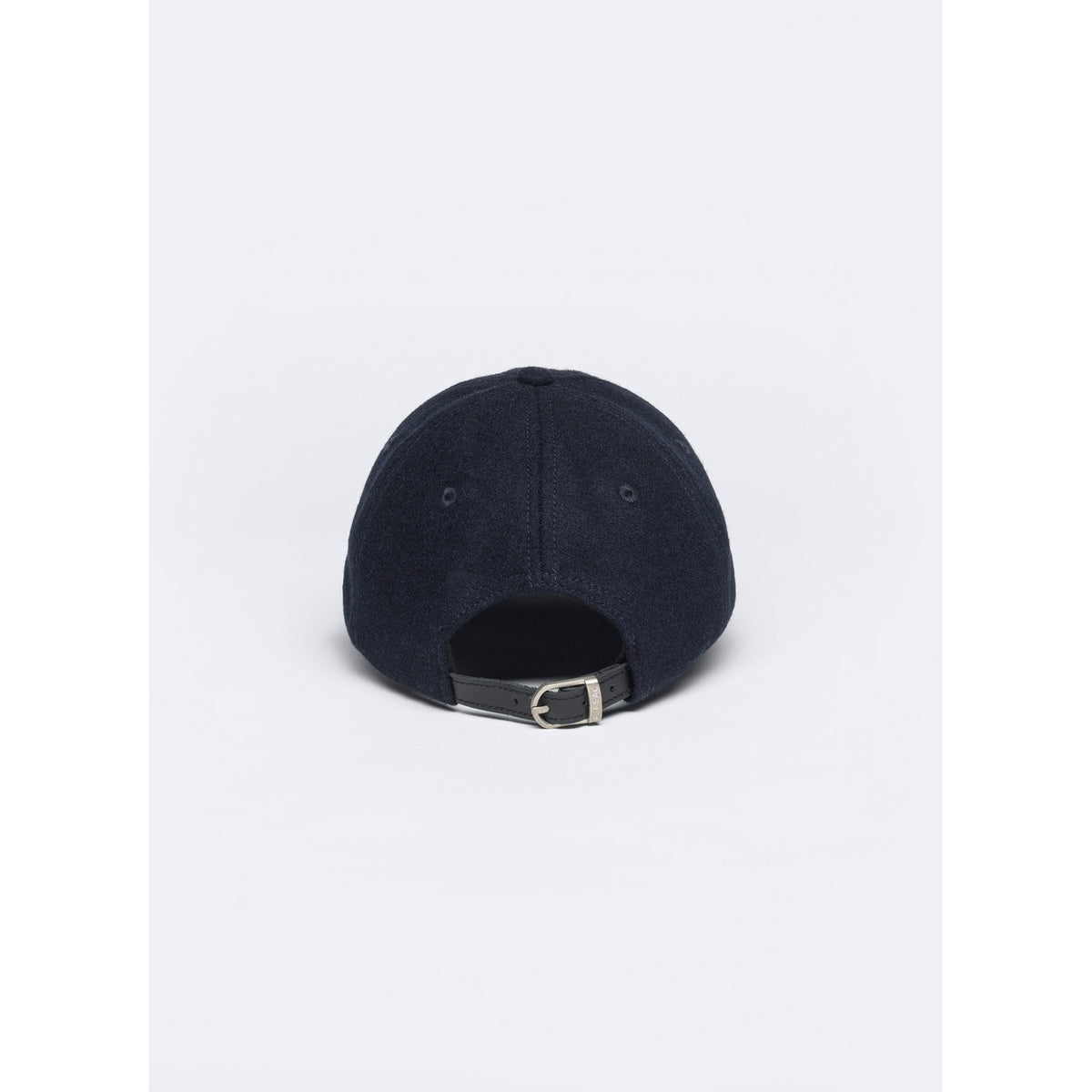 Casquette En Laine Mélangée - Bleu Marine