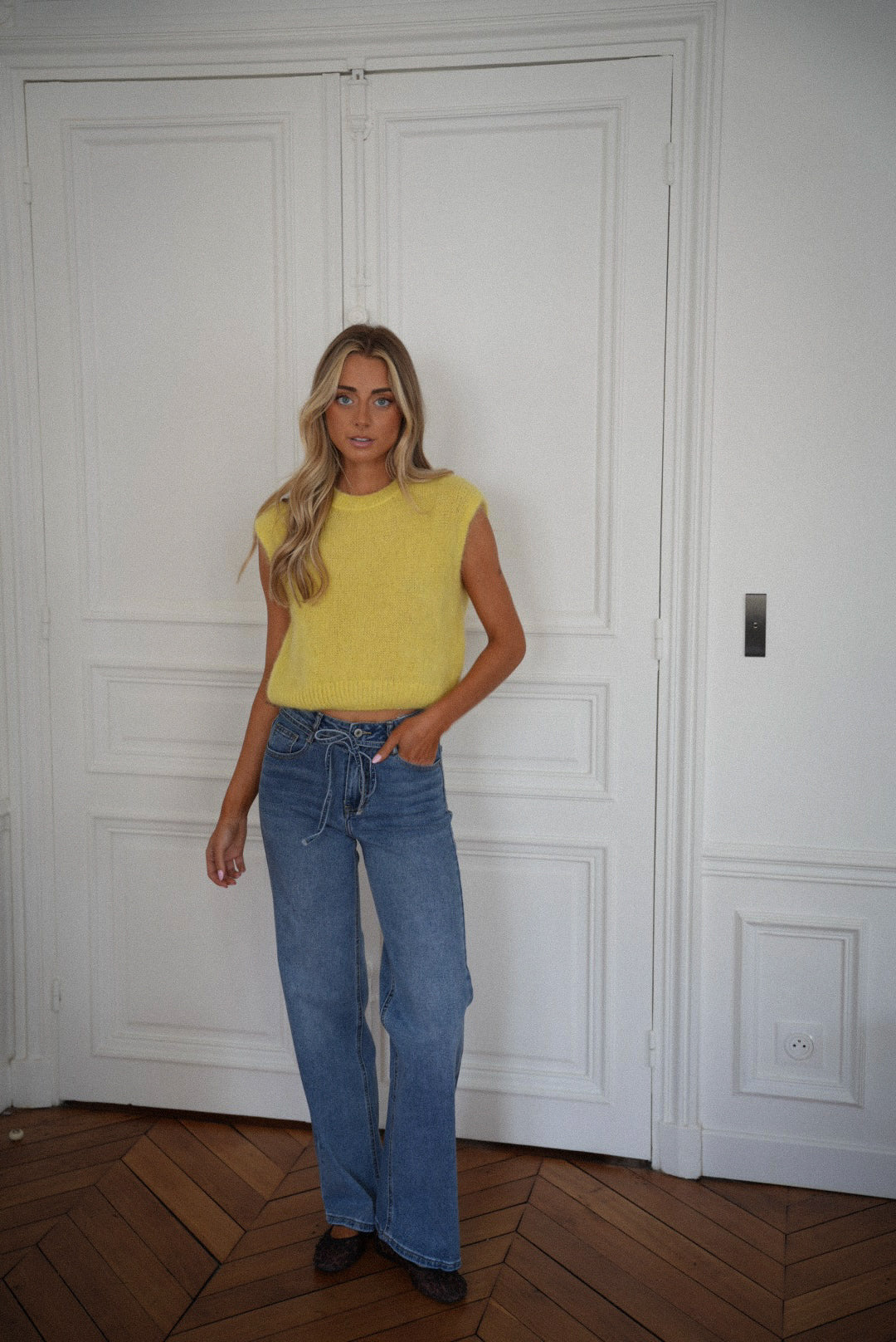 Pull Sans Manches Polino - Jaune