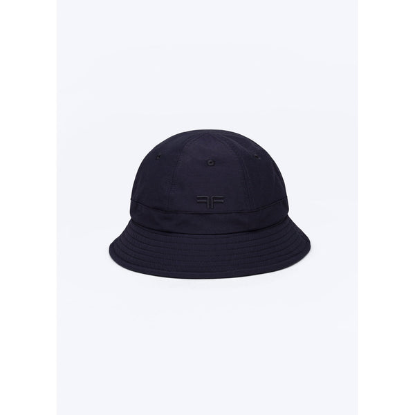 Bucket Hat In Water-Repellent Technical Fabric - Navy Blue