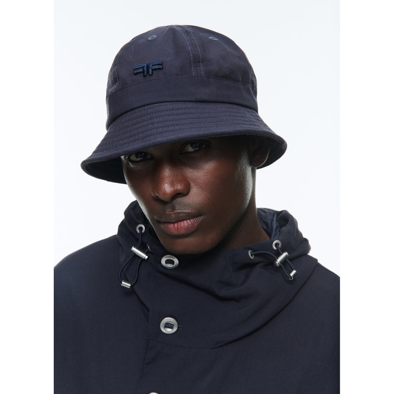 Bob En Tissu Technique Déperlant - Bleu Marine