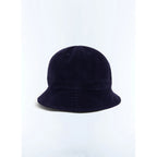 Terry-effect Cotton Bucket Hat - Navy Blue