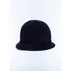 Terry-effect Cotton Bucket Hat - Navy Blue