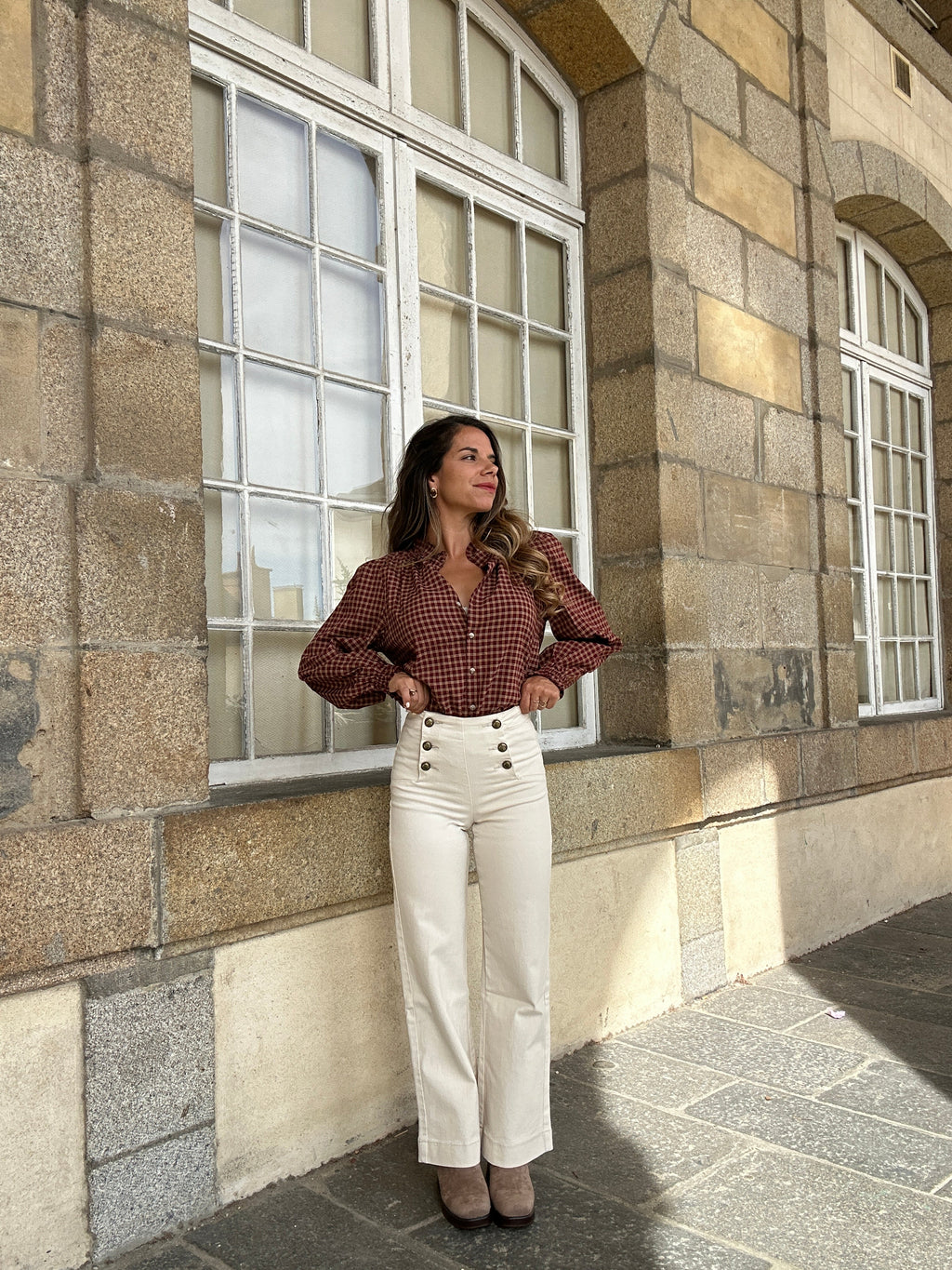 Beige Victorine Jeans