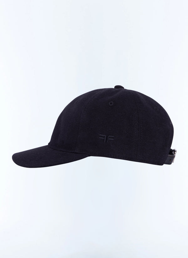 Casquette En Moleskine - Noir