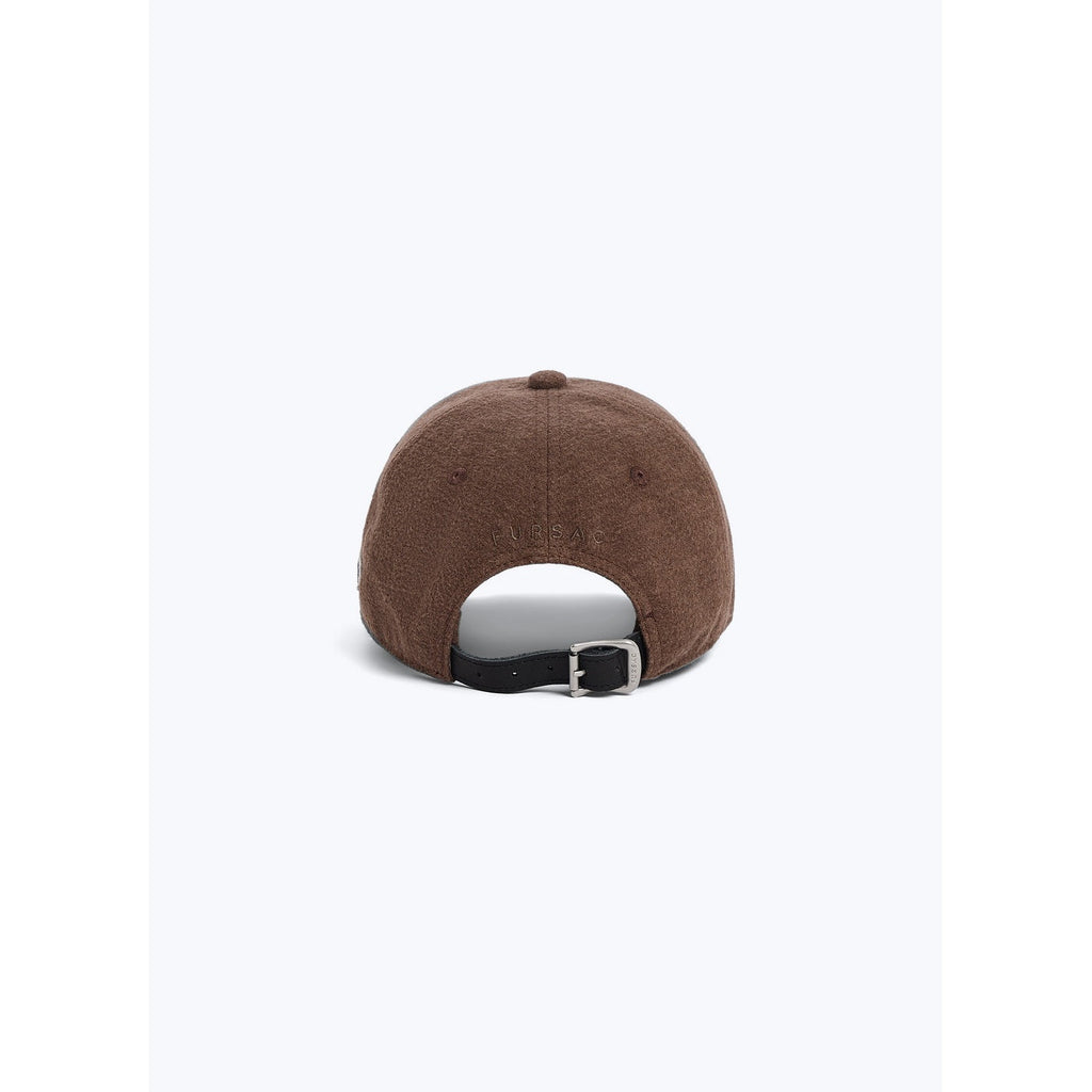 Fursac - Gorra En Molesquina De Algodón - Taupe Brown