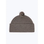 Fursac - Bonnet En Laine À Pompon - Brun