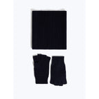 Set Scaldacollo E Mezze Muffole Wv Ws Navy - Navy