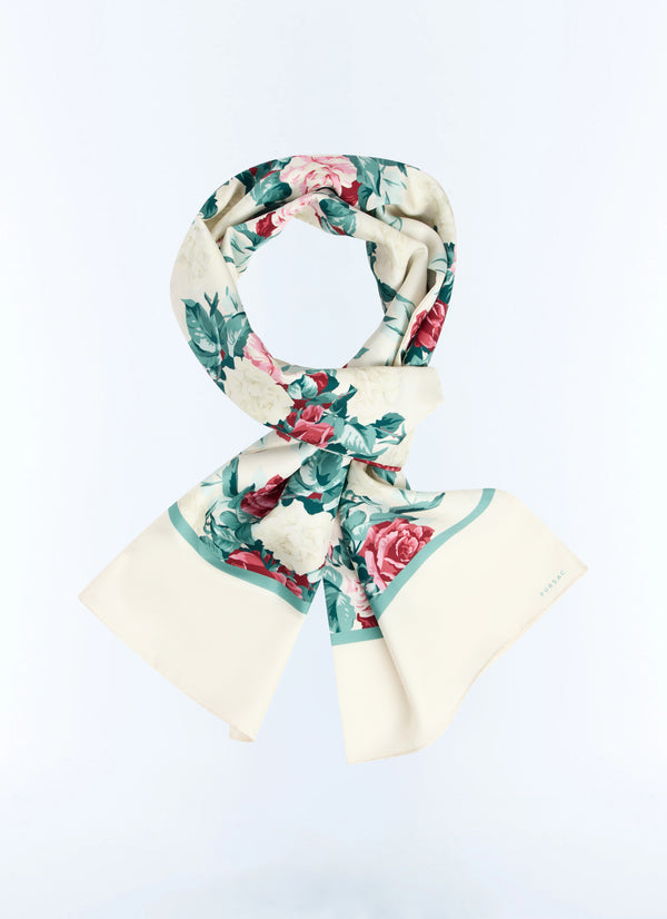 Sjaal met bloemenprint - Lichte bloemenprint