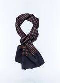 Floral Print Scarf - Navy