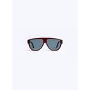 Lunettes De Soleil Pilote Bordeaux - Bordeaux - Verres Bleus