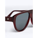 Lunettes De Soleil Pilote Bordeaux - Bordeaux - Verres Bleus