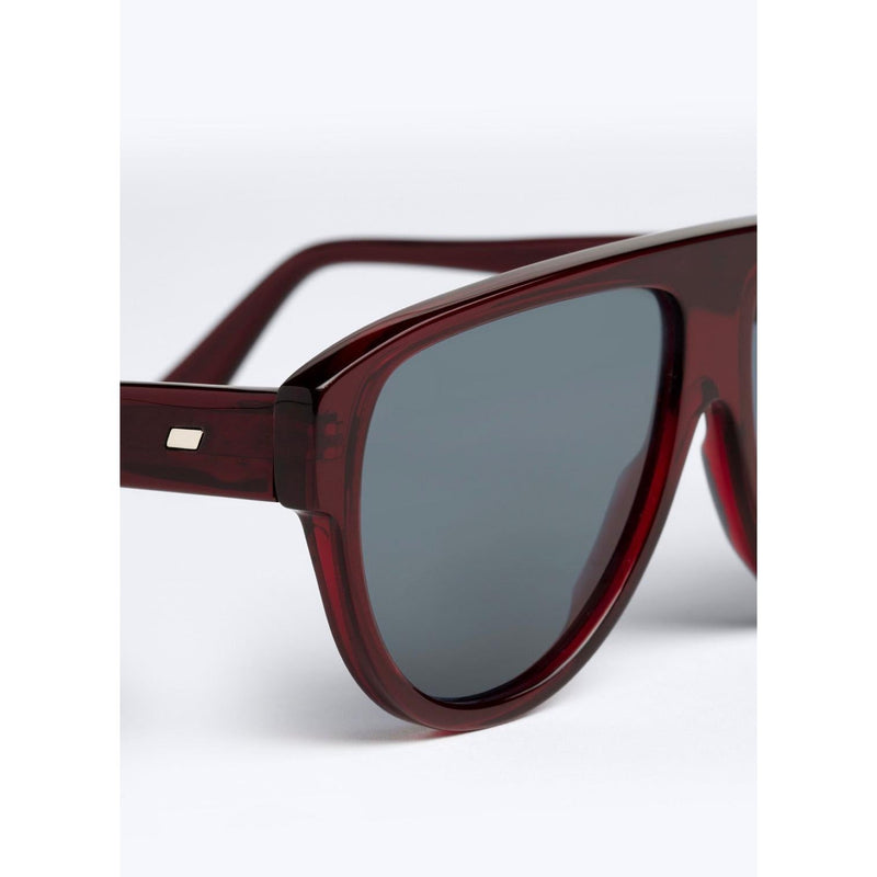 Lunettes De Soleil Pilote Bordeaux - Bordeaux - Verres Bleus