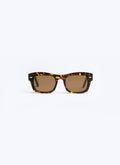 Fursac - Gafas de sol rectangulares carey - Carey - Lentes Marrón