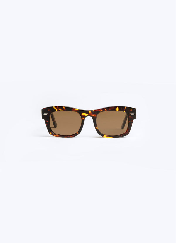 Fursac - Gafas de sol rectangulares carey - Carey - Lentes Marrón