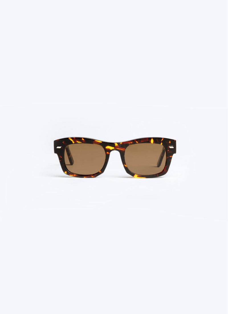 Fursac - Gafas de sol rectangulares carey - Carey - Lentes Marrón