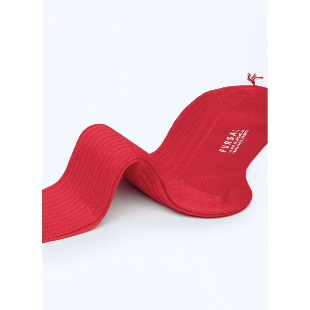 Fursac - Red Socks In Egyptian Cotton - Red