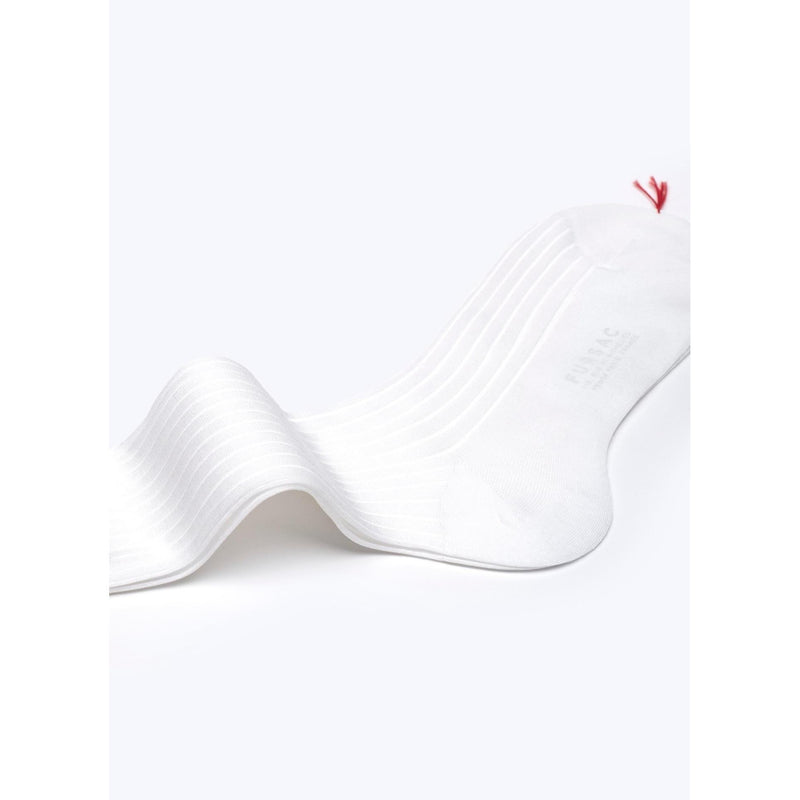 Fursac - Chaussettes En Coton Égyptien - Blanc