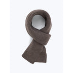 Ullstickad halsduk - Bruntaupe
