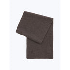 Ullstickad halsduk - Bruntaupe