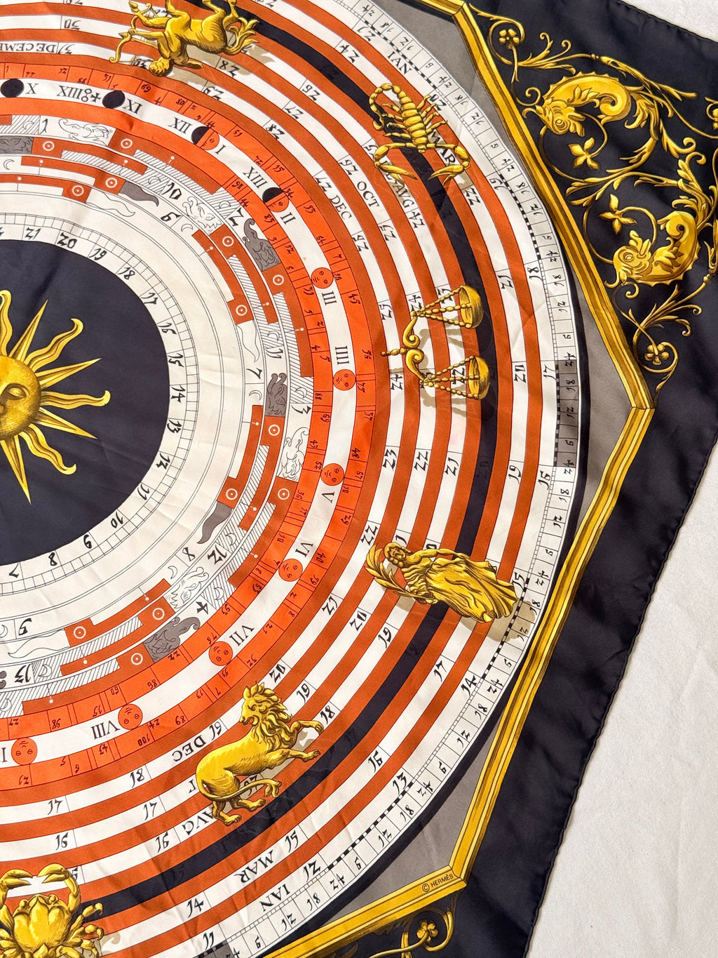 Foulard Hermès – Modèle Astrologie