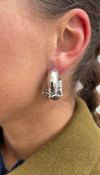 Oversized Couture Hoop Earrings