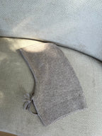Taupe wool and cashmere balaclava