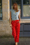 Constant Red Polka Dot Trousers