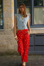Constant Red Polka Dot Trousers