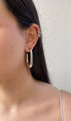 Huge Rectangular Earrings