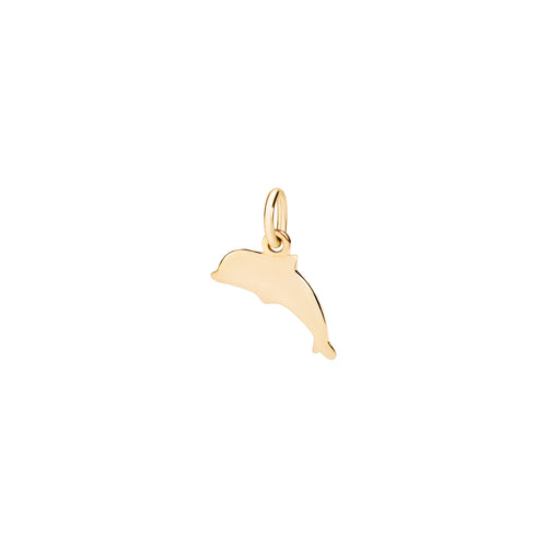 Charm Dolphin - Yellow Gold