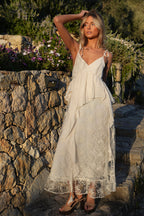 Robe Longue Rebecca - Crème