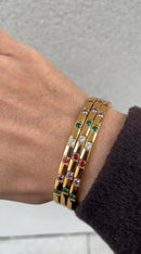 Colored Bangle Bracelet