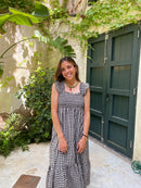 Robe Amaia Marron Vichy