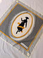 Foulard Christian Dior – Motifs Pieds-De-Poule