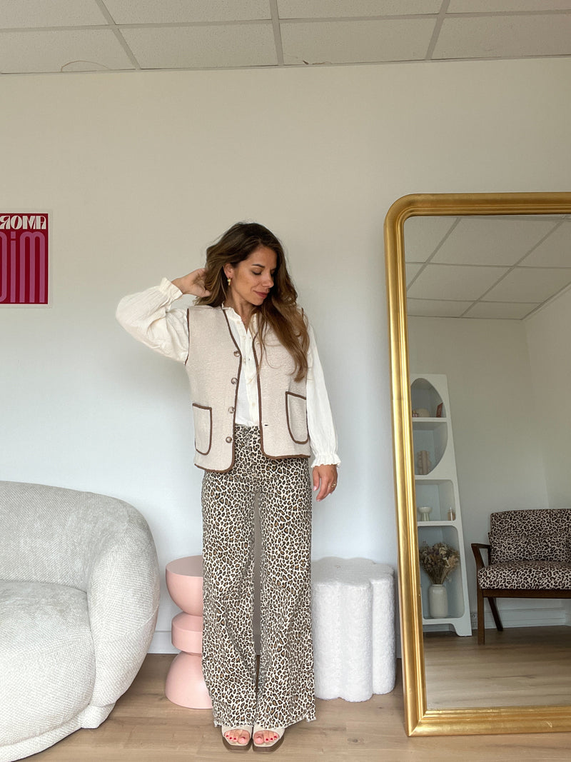 Gilet Berger Laura Beige