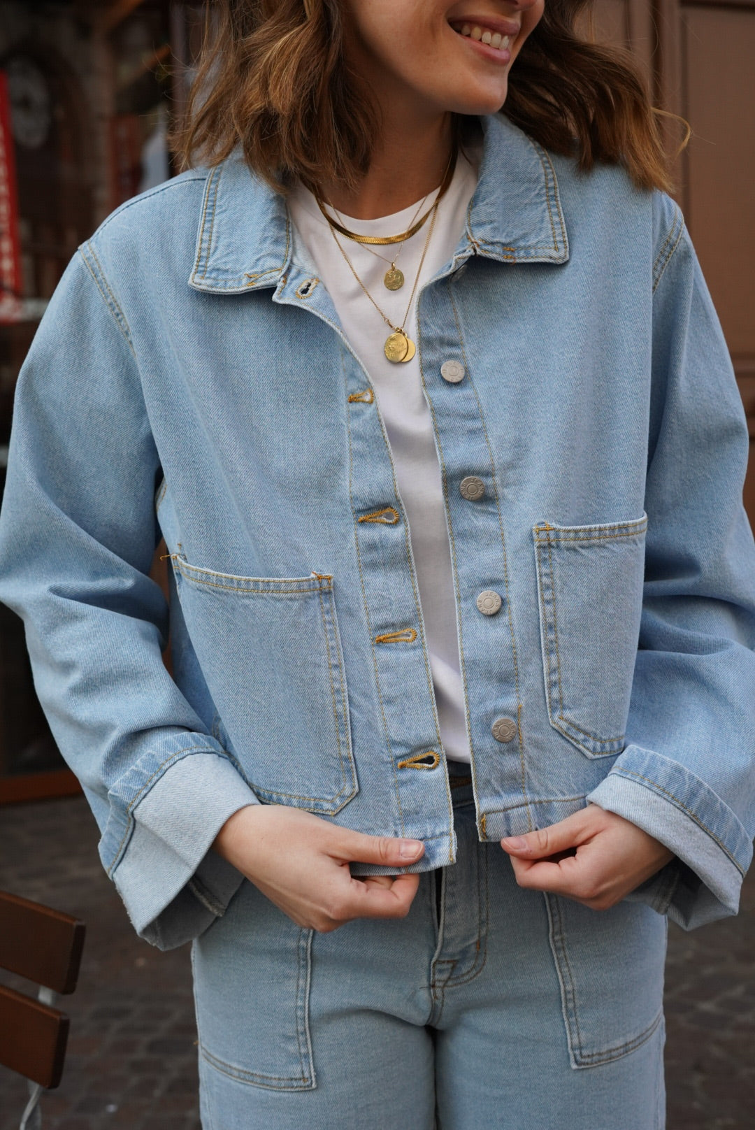 Juliette Light Denim Jacket