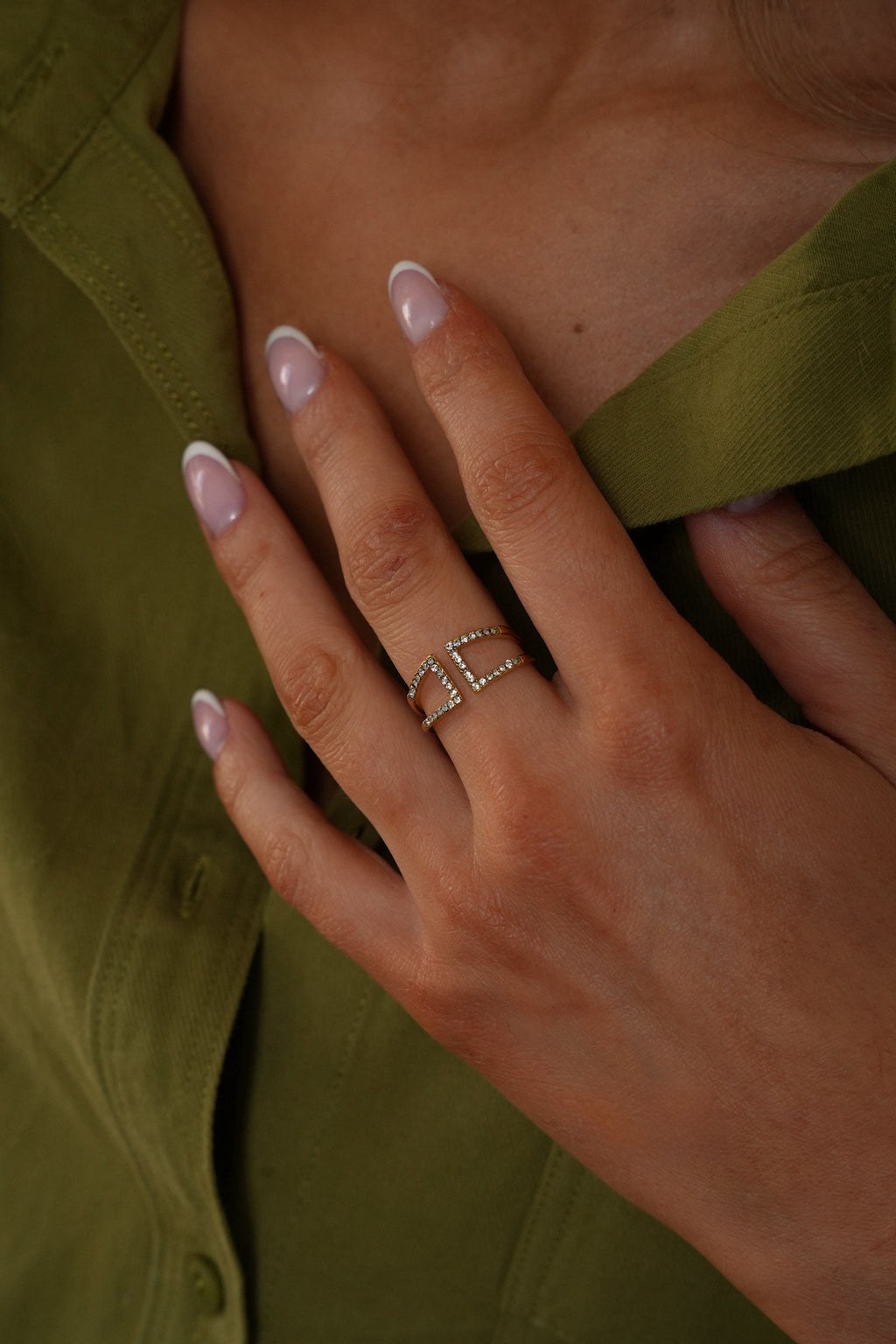 Bague Acier - Evi Dorée