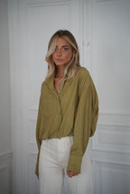 Blouse Courte Miranda - Verte